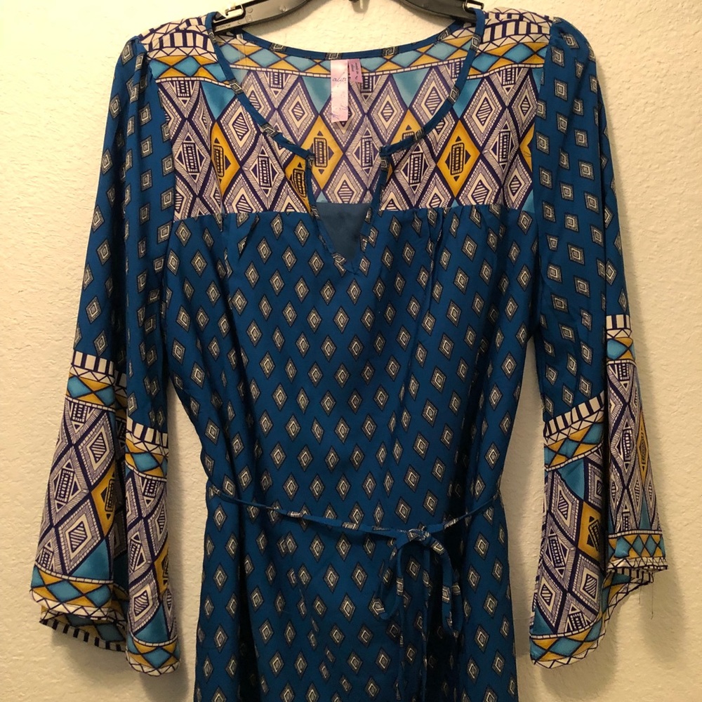 Francesca’s Blue Dress